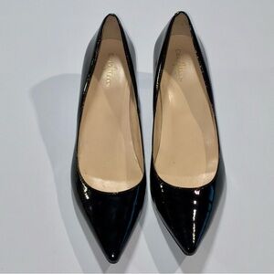 Cole Haan NikeAir Kitten Heel Pumps Sz 9.5 AA Black Patent Leather